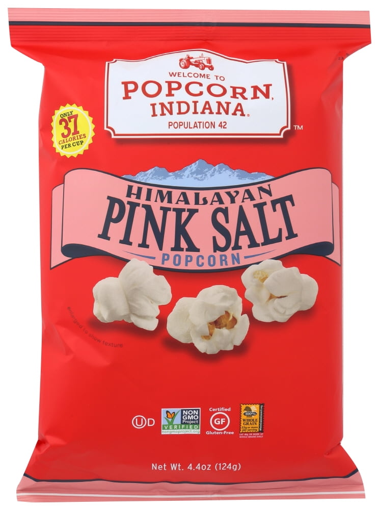 Popcorn Indiana Fit Popcorn Pink Himalayan Salt , 4.4 Oz