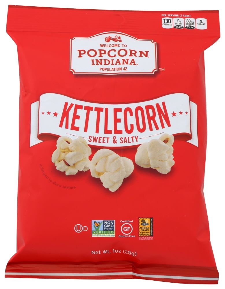 Popcorn Indiana Popcorn, Sweet & Salty, Kettle Corn - 48 pack, 1 oz bags