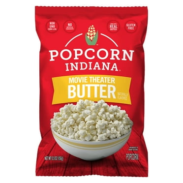 Popcorn Indiana Original Crispy Crunch Real Butter Movie Theater Pop Corn Value Size, 5.5 oz