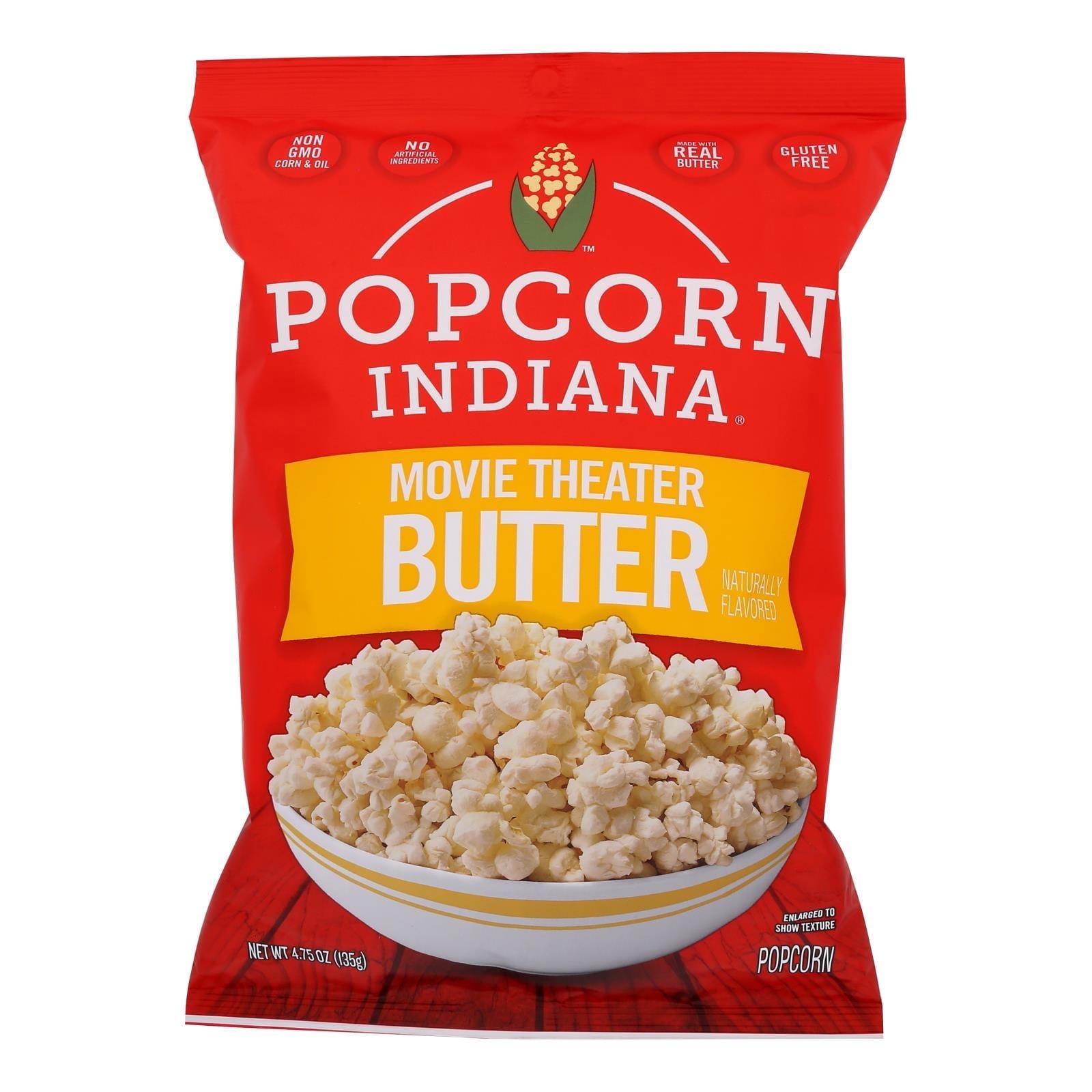 Popcorn Indiana Popcorn - Movie Theater - Case of 12 - 4.75 oz.