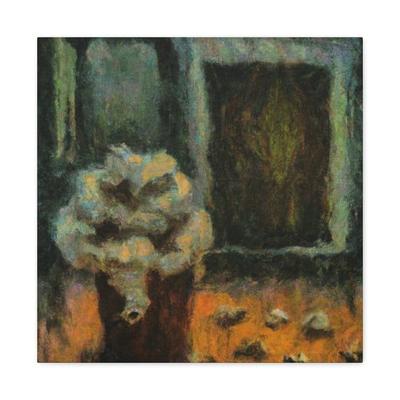 "Popcorn Kernels Ablaze" - Canvas