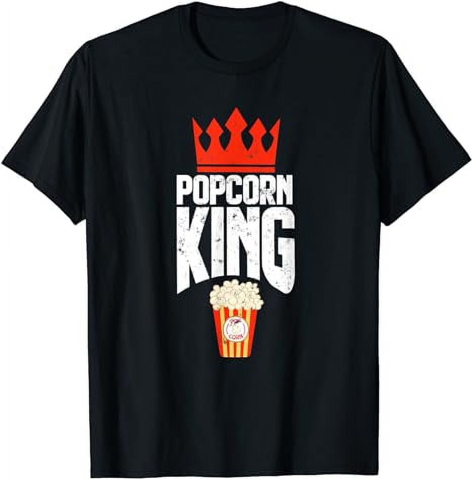 Popcorn King Funny Popped Corn Food Movie Lover Clothes TShirt