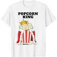 thumbnail image 1 of Popcorn King | Mens Popcorn Lover Shirt | Cute Popcorn T-Shirt, 1 of 5
