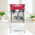 thumbnail image 1 of Popcorn MAKER Machine, 16 Oz Kettle, 1440 W Countertop Popcorn Maker for 80 Cups per Batch, Theater Style Popper with 3-Switch Control Steel Frame Tempered Glass Doors 1 Scoop 2 Spoons, Red, 1 of 5