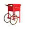 thumbnail image 1 of Popcorn Machine Cart - Professional Popcorn Maker with Adjustable, Non-Marking Feet 8 oz. 18” Wheels - Red, 1 of 1