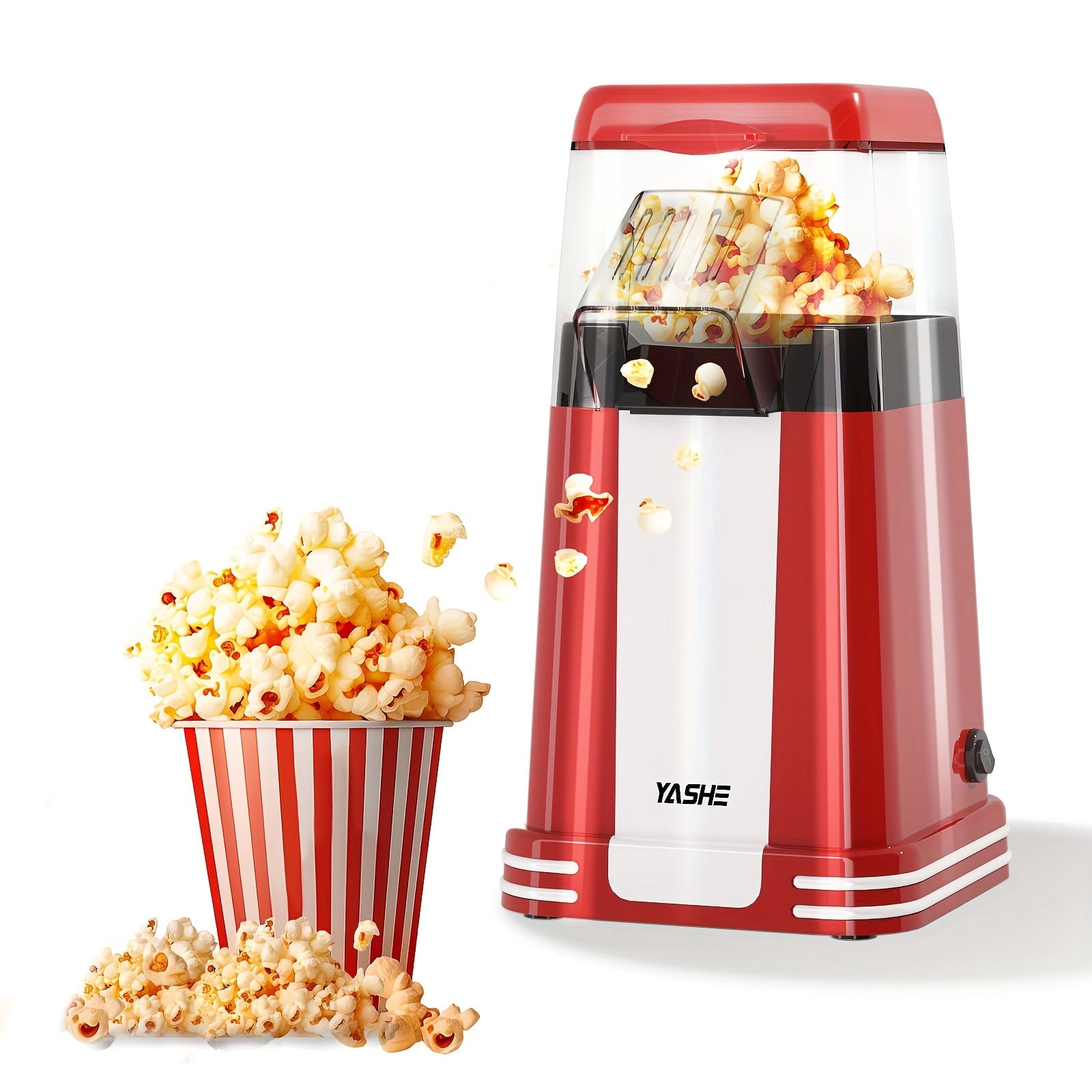 Popcorn Machine Household Automatic Mini Popcorn Maker for Kids Non ...