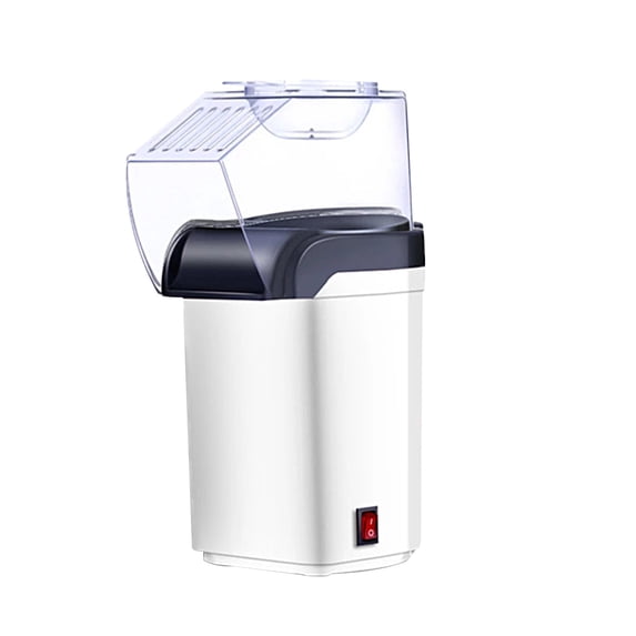 Popcorn Maker - Quick 3-Minute Hot Air Popcorn Machine with Spoon - Perfect for Movie Nights and Parties