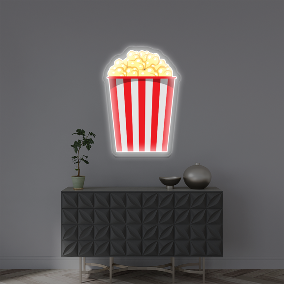 Popcorn Neon Artwork (26.5”(W)x37”(H))