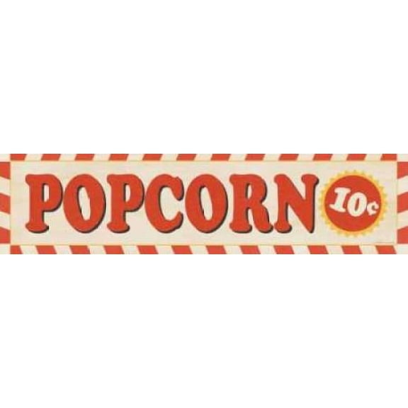 Popcorn Poster Print by Stephanie Marrott (6 x 22)