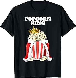 Popcorn Queen | Womens Popcorn Lover Shirt | Cute Popcorn T-Shirt ...