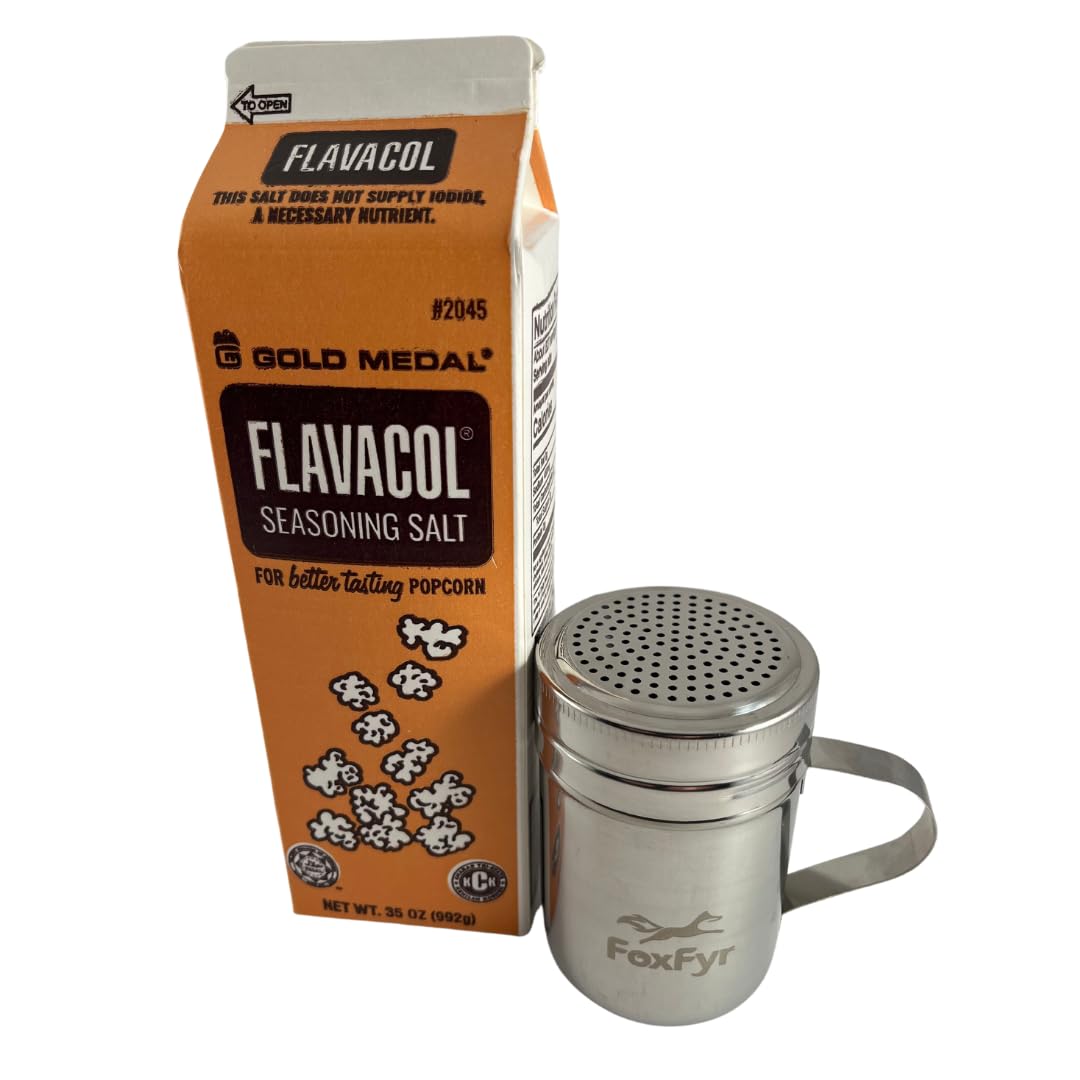 Popcorn Salt Bundle With DNF2 35 OZ Flavacol Popcorn Seasoning Salt