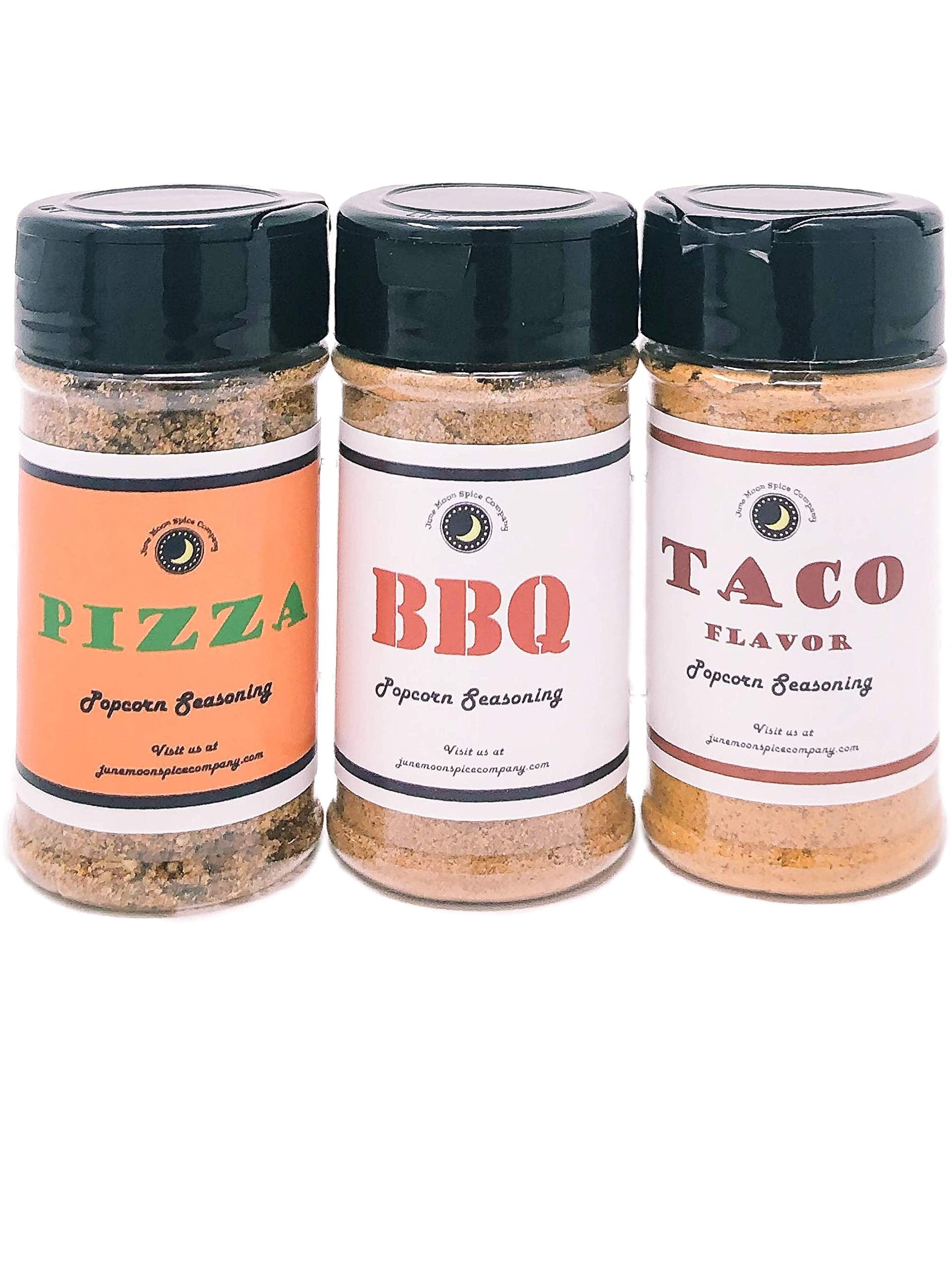 June Moon Spice Company's Popcorn Seasoning Variety 3 Pack | 3.5 fl. oz. Shaker Jars