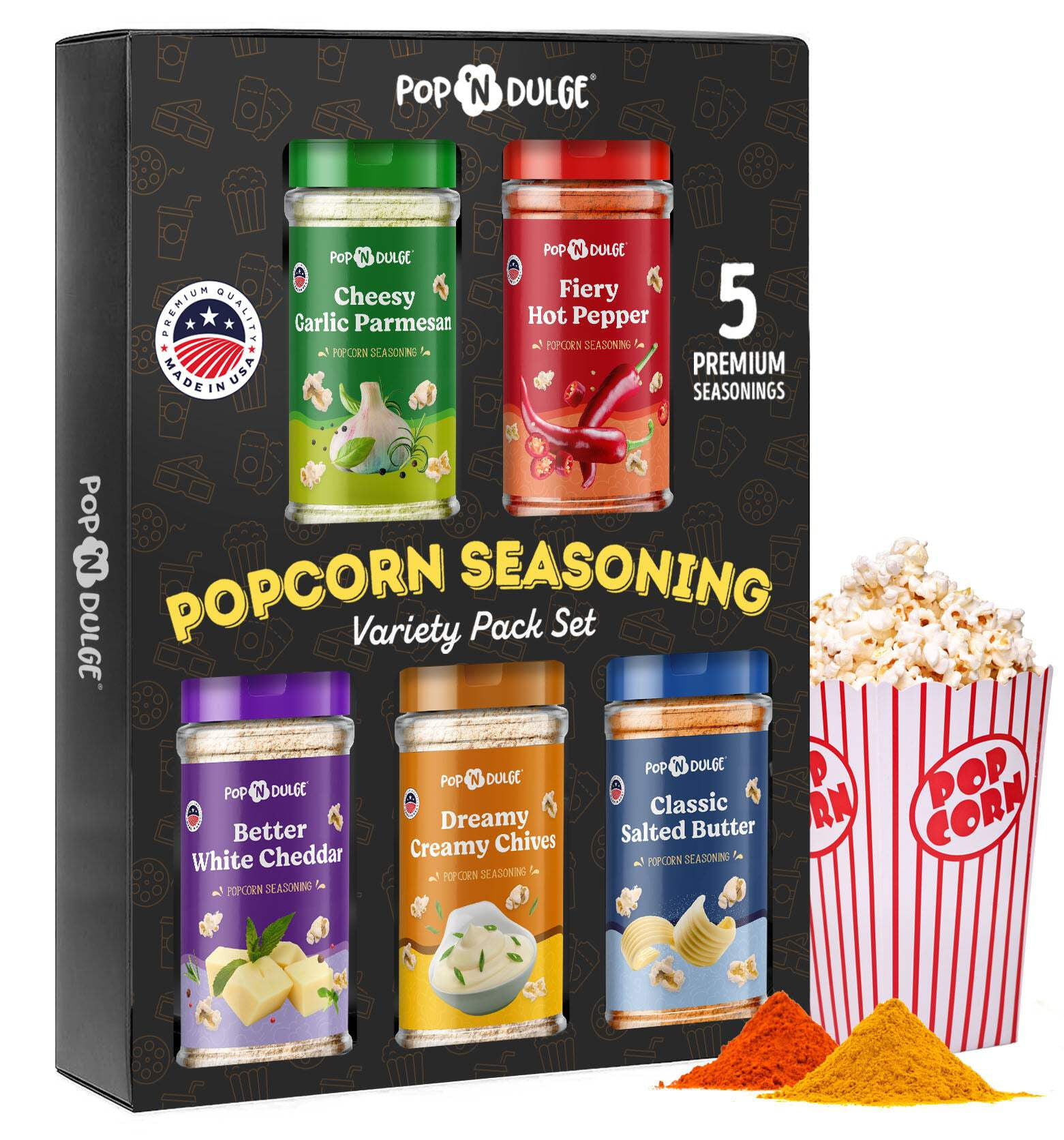 Popcorn Seasonings Variety Pack Gift Set