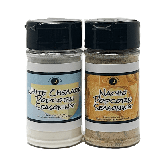 Popcorn Sesoning Variety 2 Pack | White Cheddar | Nacho Cheese