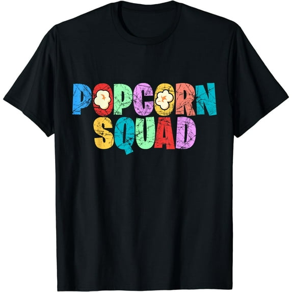 Popcorn Squad, Funny Movie Theater For Women Men T-Shirt