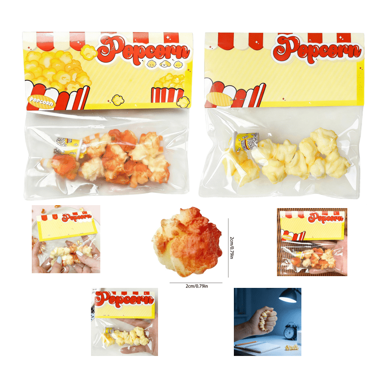 Popcorn Stress Ball, Cube Squishies Anxiety Stress Relief, Stress Cube ...
