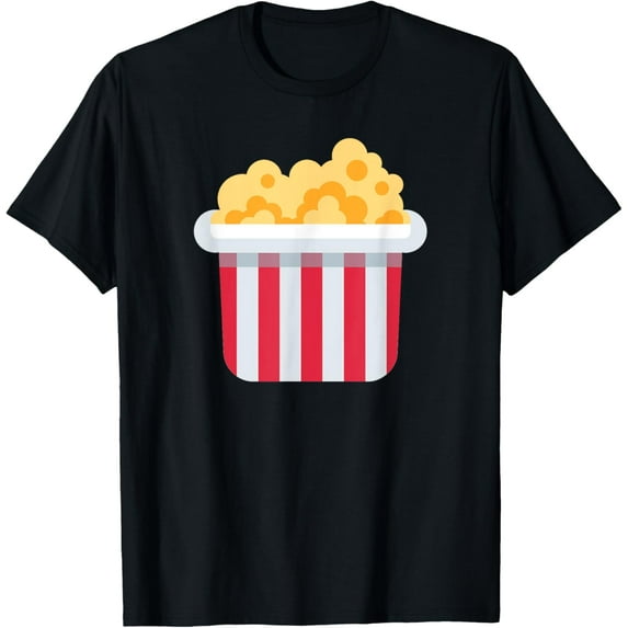Popcorn T-Shirt men and women can wear, black, white, gifts