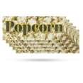 thumbnail image 1 of Popcorn Vinyl Decal 5 Pack of 24 Inch x 9 Inch Weatherproof Heavy-Duty Adhesive Backing | Carnival Snacks, Freshly Made, Perfect for Events | Made in USA, 1 of 6