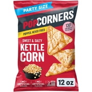 PopCorners No Artificial Colors or Flavors Kettle Corn Popped Corn Chips Bag, 12 oz