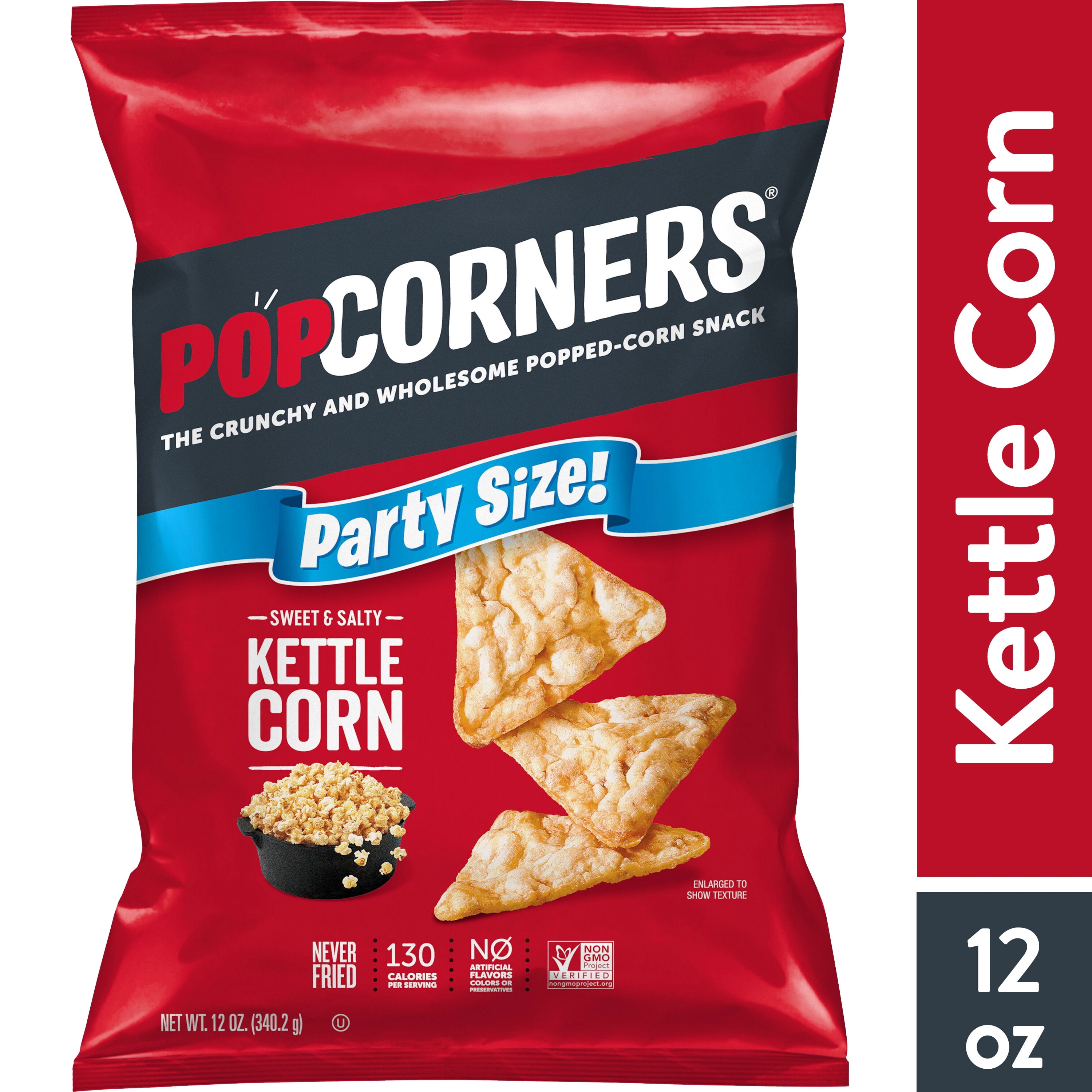Popcorners Kettle Corn Popped Corn Snack, 12 oz
