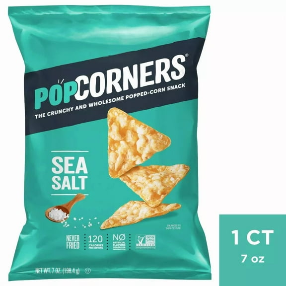 Popcorners Sea Salt Sharing Size 7oz (Pack of 4)