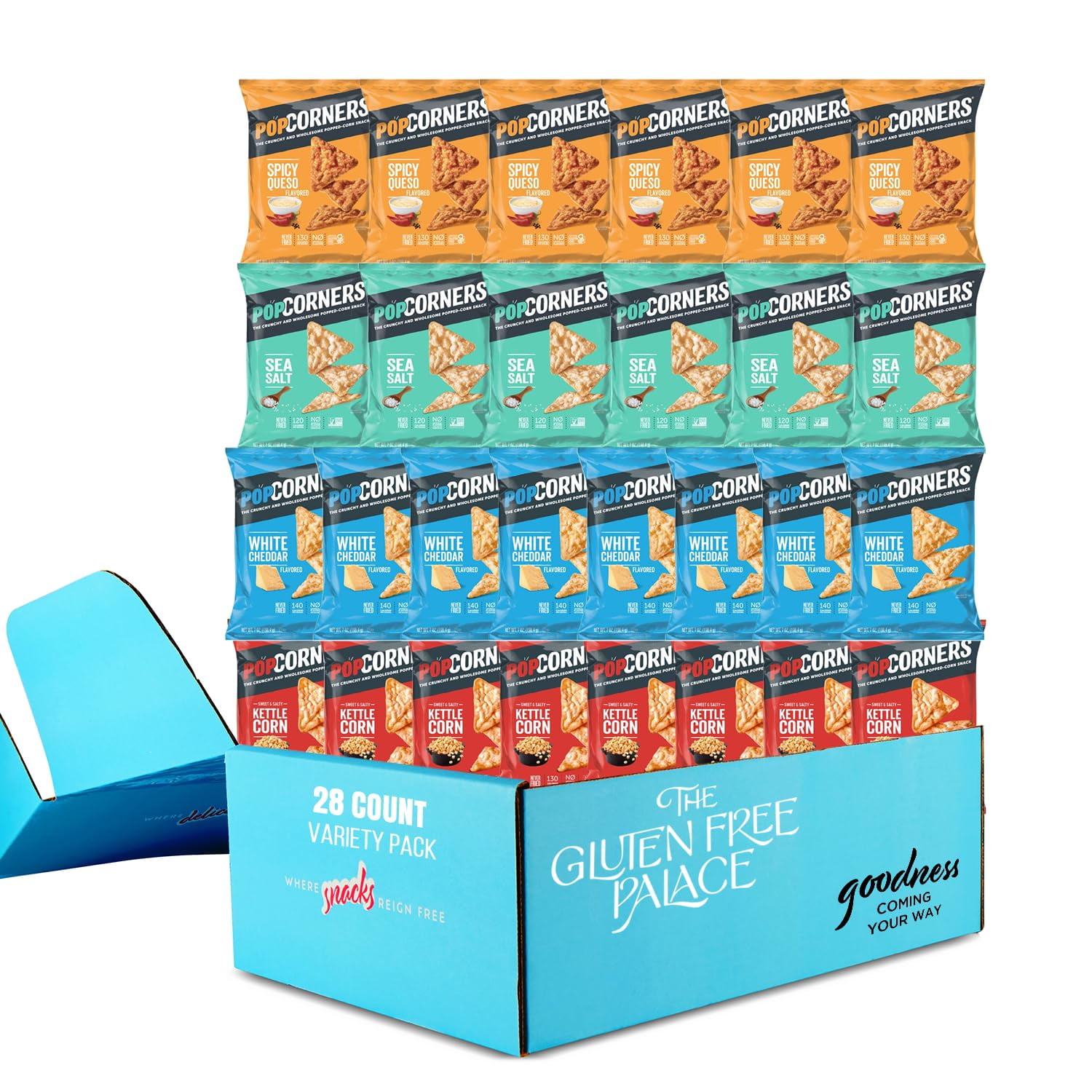 Popcorners Variety Pack 28 Individual Chips Packs 1 Oz Bags Never
