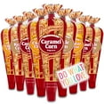 thumbnail image 1 of Popcornopolis Gourmet Popcorn Limited Edition Mini Cone Premium 12 Classic Pack and Exclusive Vinyl Inspirational Sticker! Caramel Corn, Cheddar Cheese, & Kettle Corn!, 1 of 6