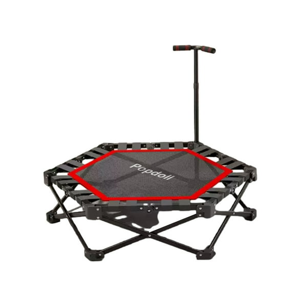 Popdoll Trampolines, 36" Trampolines Indoor/Outdoor Trampoline for Toddlers, Foldable Mini Baby Trampoline with Foam Handle