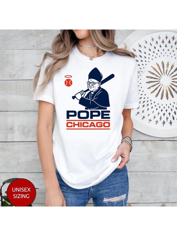 Pope Chicago T-Shirt Pope Robert Prevost Shirt, Religious Tee, Pope Shirt, Jesus T-Shirt, Christian Graphic Tee,
