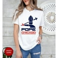 thumbnail image 1 of Pope Chicago Unisex T-Shirt, Pope Robert Prevost Shirt,Religious Tee,Pope Shirt, Jesus T-Shirt Gift, Christian Graphic Tee, White, Sox ,white color,size L, 1 of 5