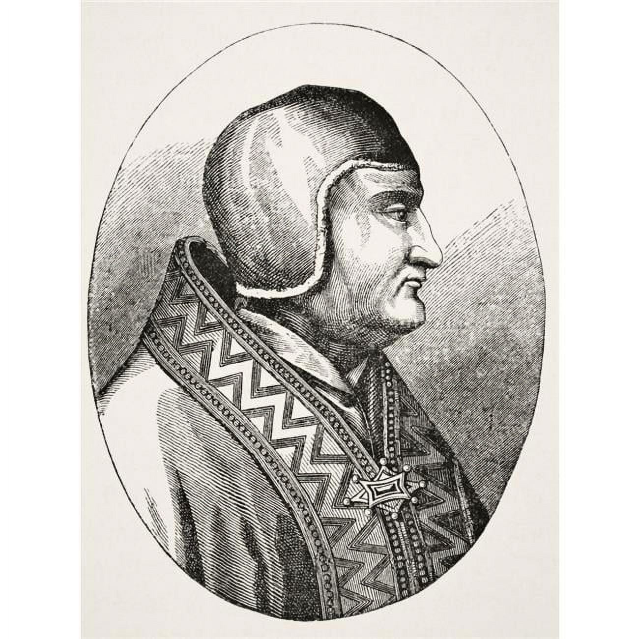 Pope Clement IV 1195 To 1268 Born Gui Faucoi Le Gros From Science & Literature In The Middle Ages by Paul Lacroix Published Poster Print - Large - 24 x 32