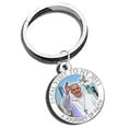 thumbnail image 1 of Pope Francis - Papal Visit NY 2015 Religious Color Engravable Keychain 1 1/4 Inch X 1 1/4 Inch Round - Sterling Silver, 1 of 1