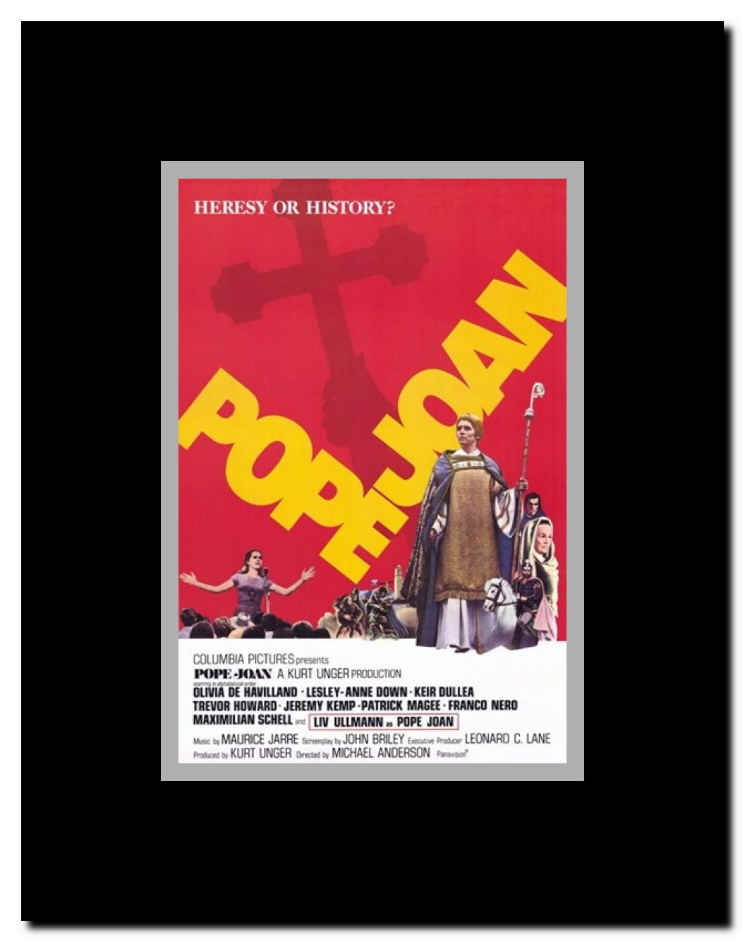 Pope Joan Framed Movie Poster