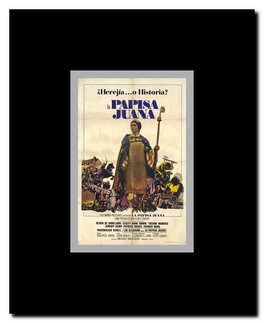 Pope Joan Framed Movie Poster