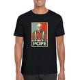 thumbnail image 1 of Pope Leo XIV Tribute Graphic Catholic Papal Humor Inspired Statement T-Shirt, for men & women, up to size 5XL, 1 of 3