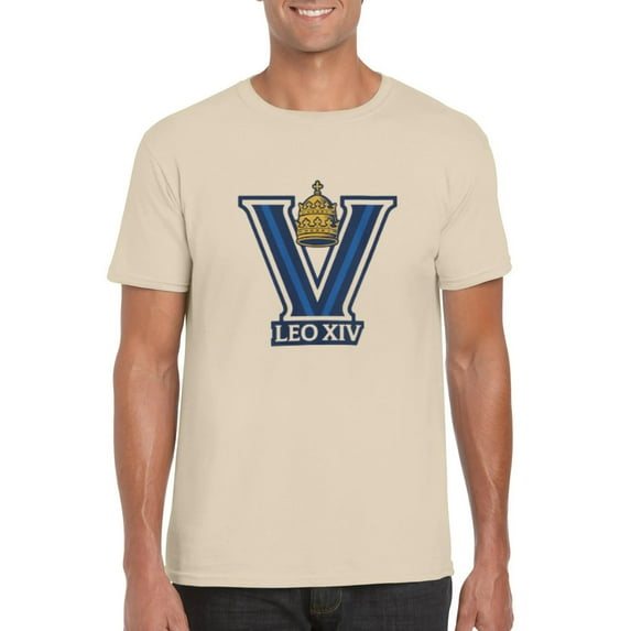 Pope Leo XIV Villanova Catholic Religious Tribute Fan Gear T-Shirt, for men & women, up to size 5XL