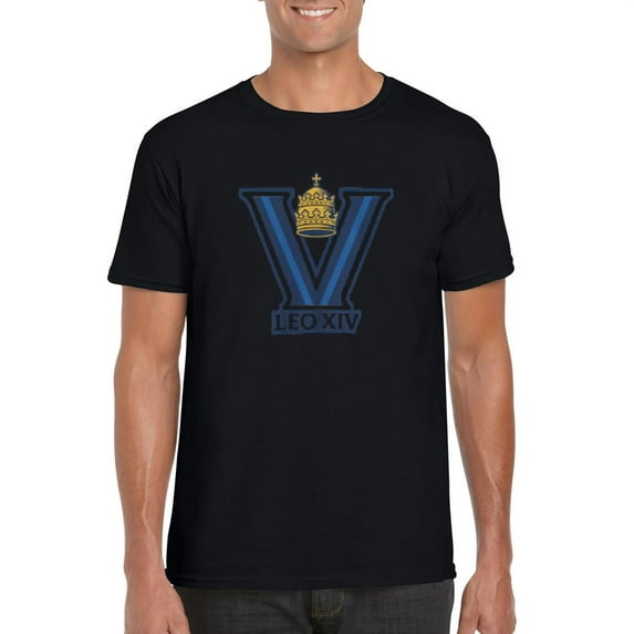 Pope Leo XIV Villanova Catholic Religious Tribute Fan Gear T-Shirt, for men & women, up to size 5XL