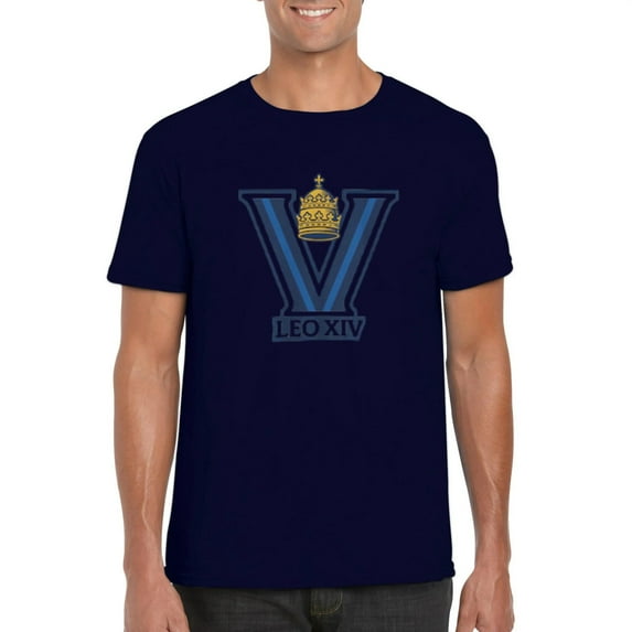 Pope Leo XIV Villanova Catholic Religious Tribute Fan Gear T-Shirt, for men & women, up to size 5XL