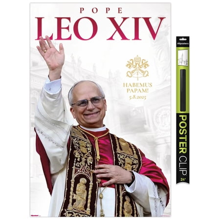 Pope Leo XIV Wall Poster, 22.375" x 34"