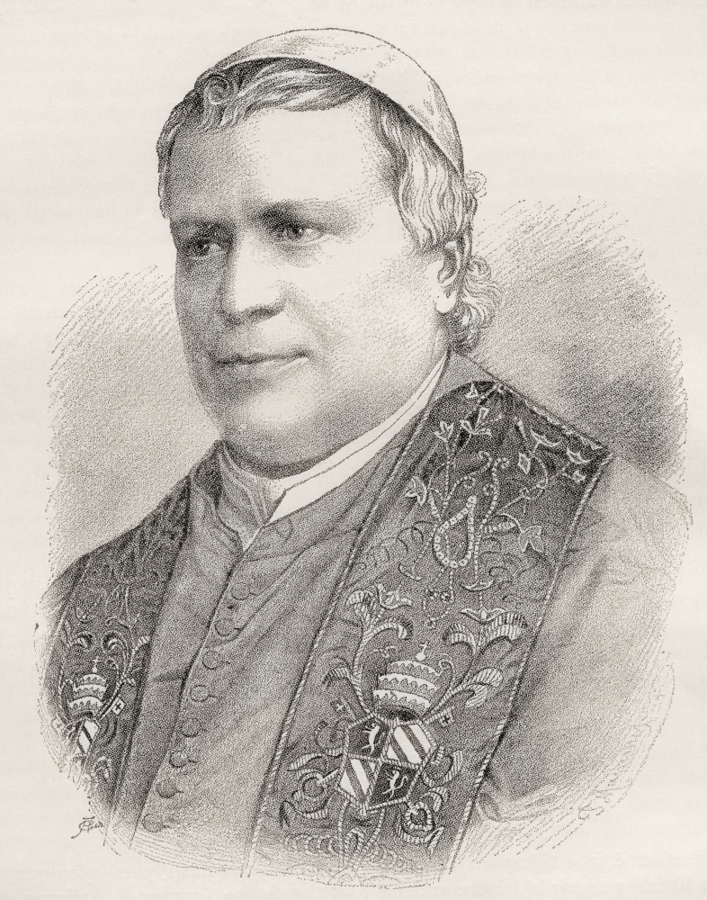 Pope Pius Ix Born Giovanni Maria Mastai-Ferretti 1792 Canvas Art - Ken Welsh Design Pics (12 x 16)
