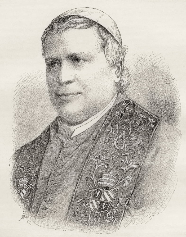 Pope Pius Ix Born Giovanni Maria Mastai-Ferretti 1792 Canvas Art - Ken Welsh Design Pics (24 x 32)