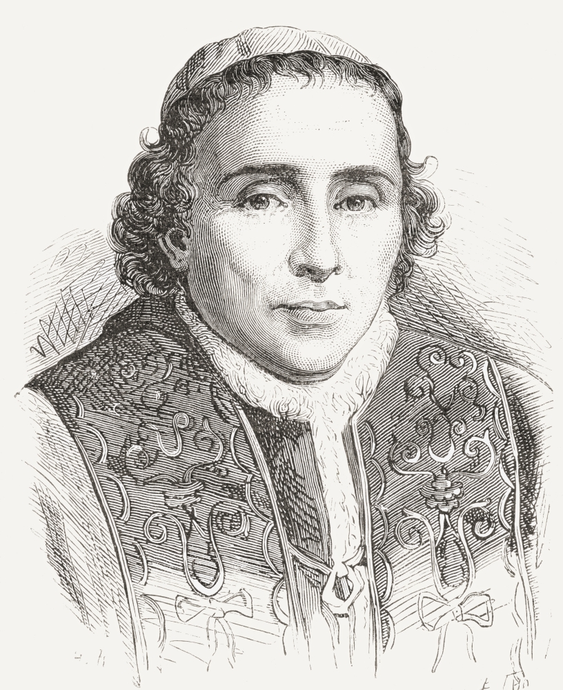 Pope Pius Vii 1742 Canvas Art - Ken Welsh Design Pics (12 x 15)
