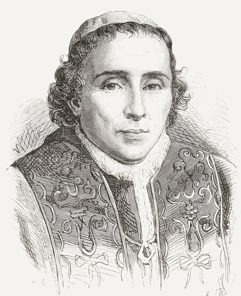 Pope Pius Vii 1742 Canvas Art - Ken Welsh Design Pics (24 x 30)