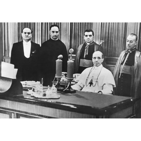 Pope Pius Xii Made A Radio Appeal For Peace On November 8 History (36 x 24)