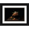 thumbnail image 1 of Popescu, Diana 24x17 Black Ornate Wood Framed with Double Matting Museum Art Print Titled - Polenta Cake With Sweet Mandarines, 1 of 4