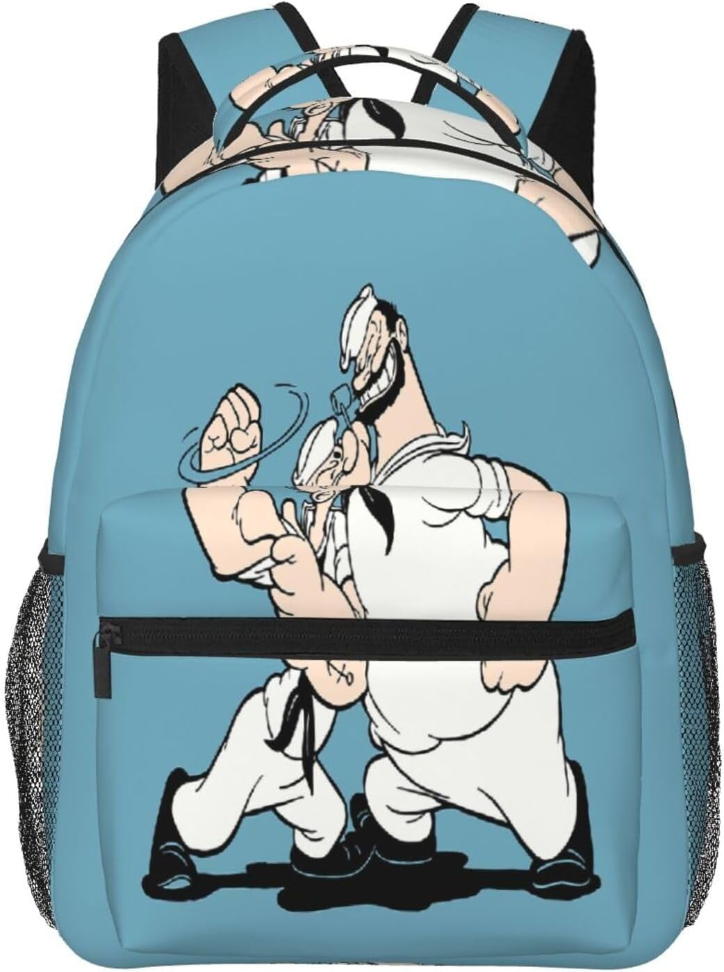 Popeye 80s Large Capacity Backpack Schoolbag Bookbag Business 
