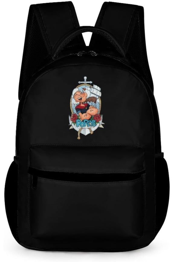 Popeye 80s Large Capacity Backpack Schoolbag Bookbag Business Computer Backpacks Color-2
