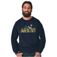 thumbnail image 1 of Popeye Ahoy Traditional Tattoo Font Sweatshirt for Men or Women Brisco Brands S, 1 of 6