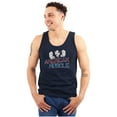 thumbnail image 1 of Popeye American Muscle Athletic Mens Big & Tall Graphic Tank Top Brisco Brands 3X, 1 of 5