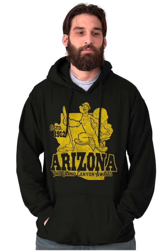 Arizona State AZ Cartoon Hoodie Sweatshirt Women Men Brisco Brands L